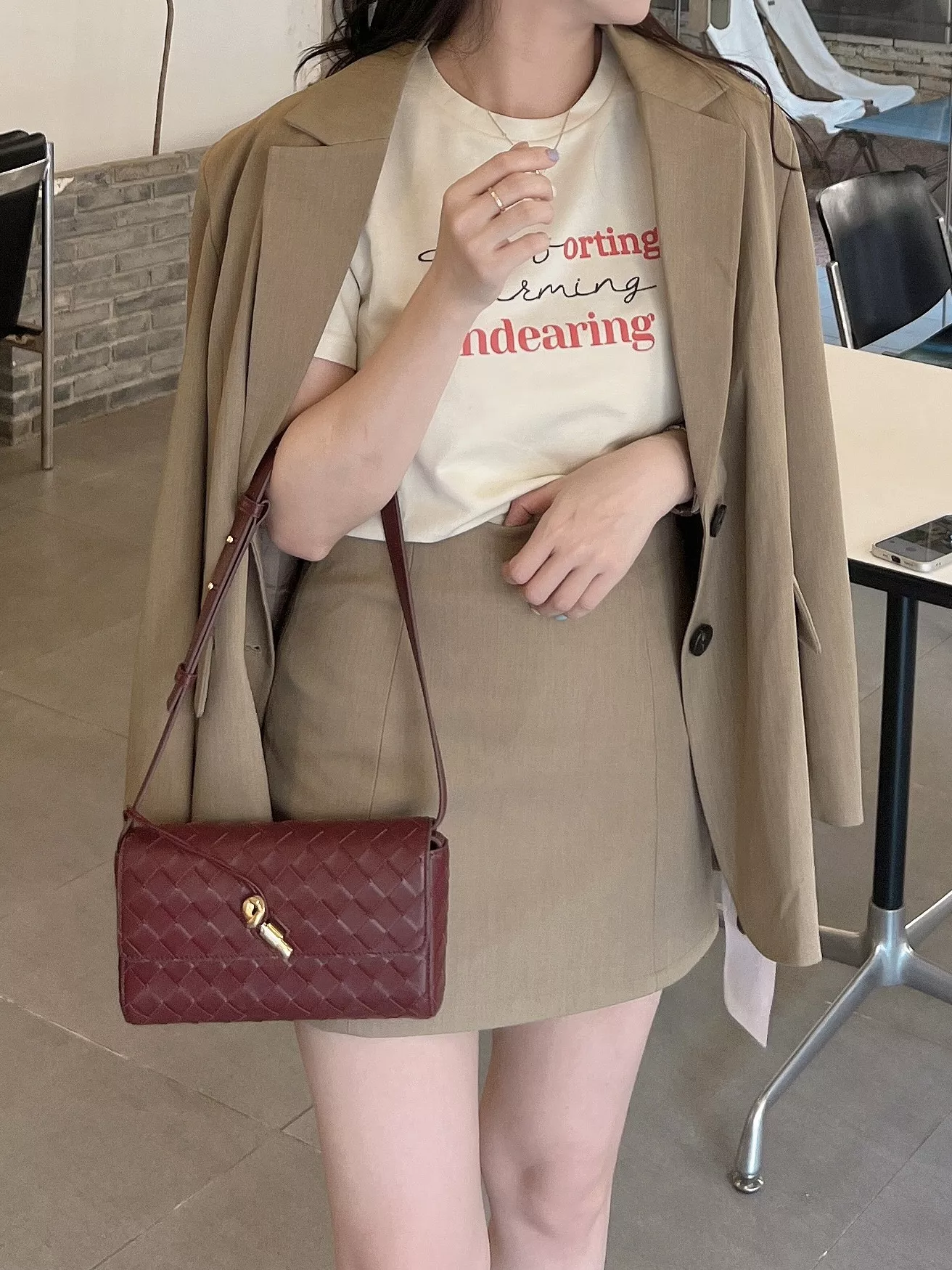 보테가베네타 미니 안디아모 인트레치아토 백 상세 이미지 17