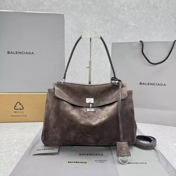 발렌시아가 로데오 스웨이드 핸드백