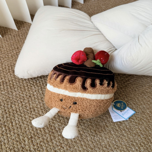 젤리캣 하로즈 콜라보 초콜릿 케이크 봉제인형