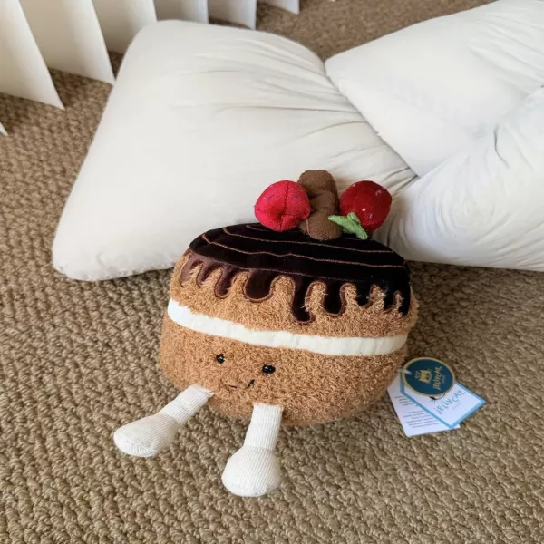 젤리캣 하로즈 콜라보 초콜릿 케이크 봉제인형