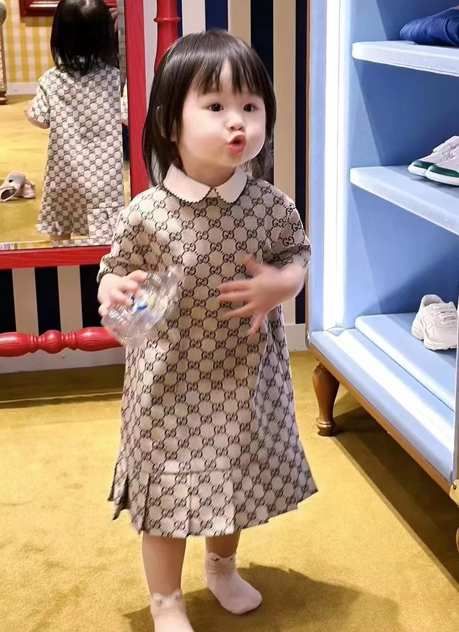 구찌 자카드 데님 카라 원피스 상세 이미지 28