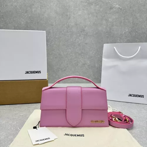 자크뮈스 골드 로고 미니 스트랩 백