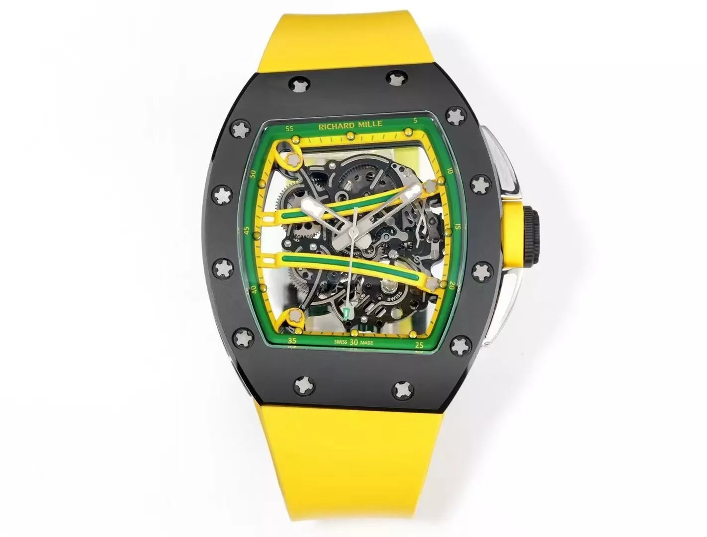 리차드밀 스켈레톤 수동 기계식 손목시계 상세 이미지 1
