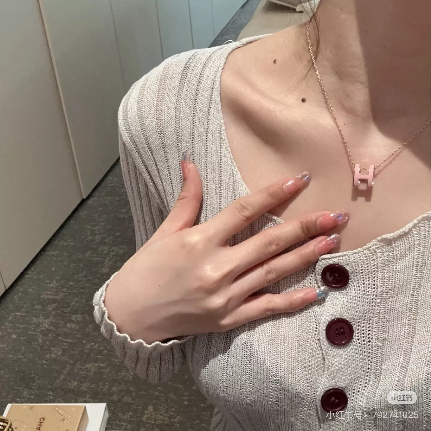 에르메스 팝 H 오벌 목걸이 상세 이미지 18
