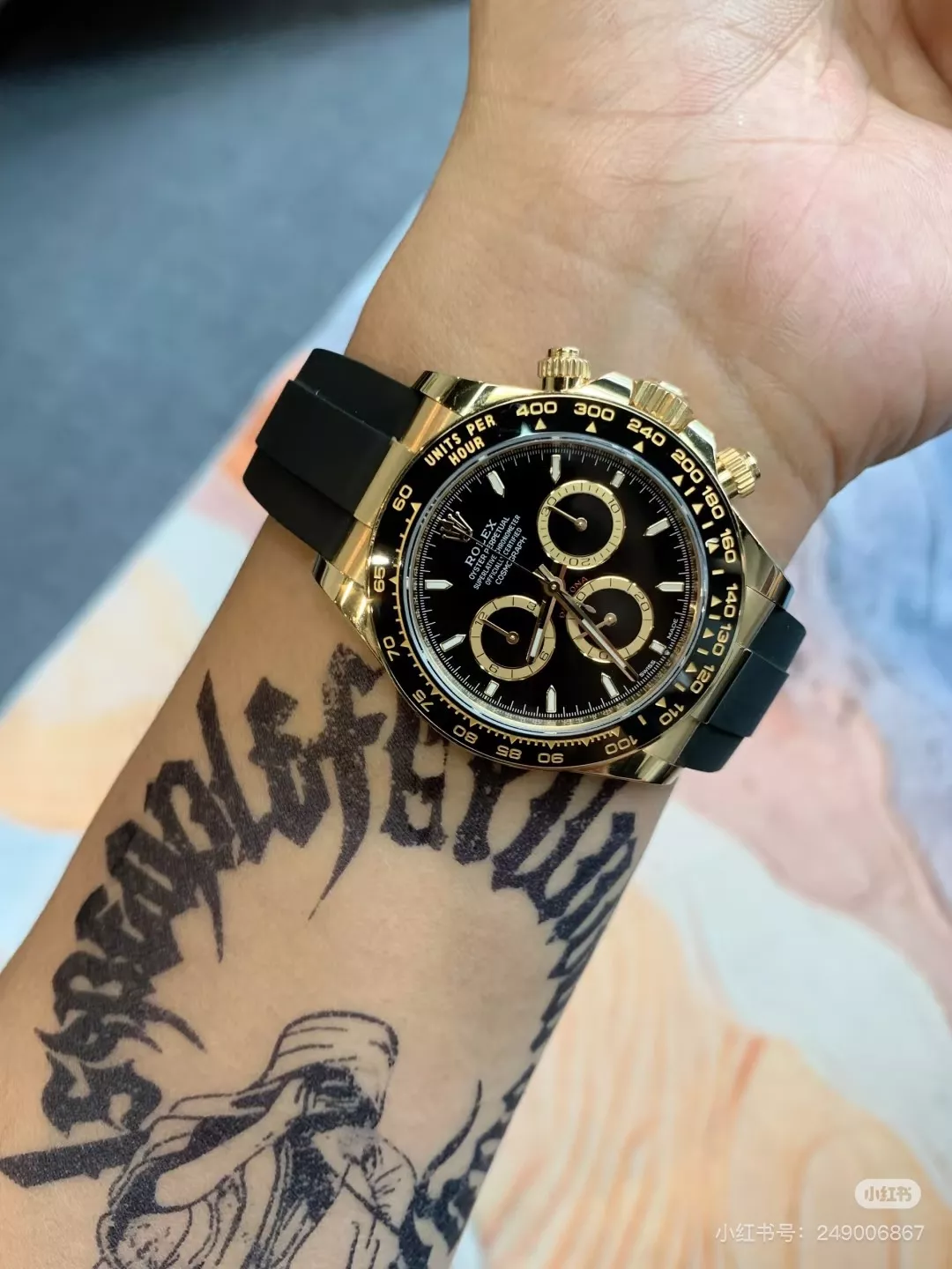 롤렉스 디통나 블랙 세라믹 베젤 시계 상세 이미지 14