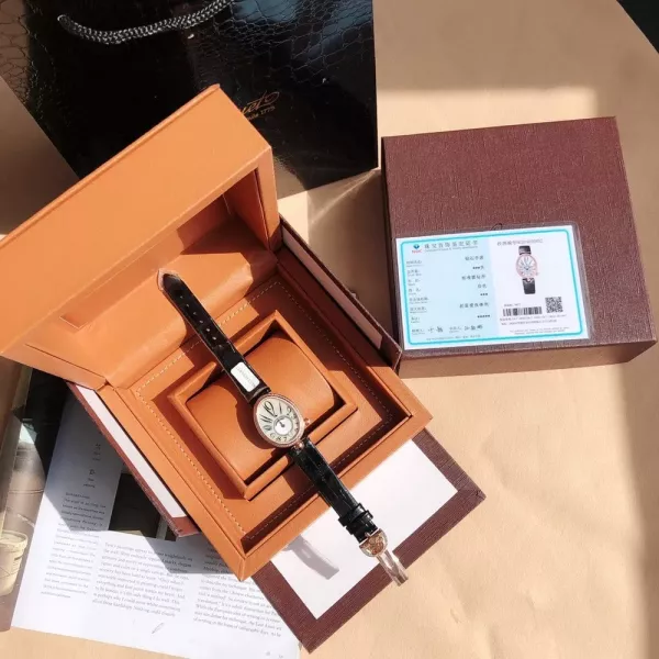 브레게 나폴레옹 퀸 다이아 가죽 워치