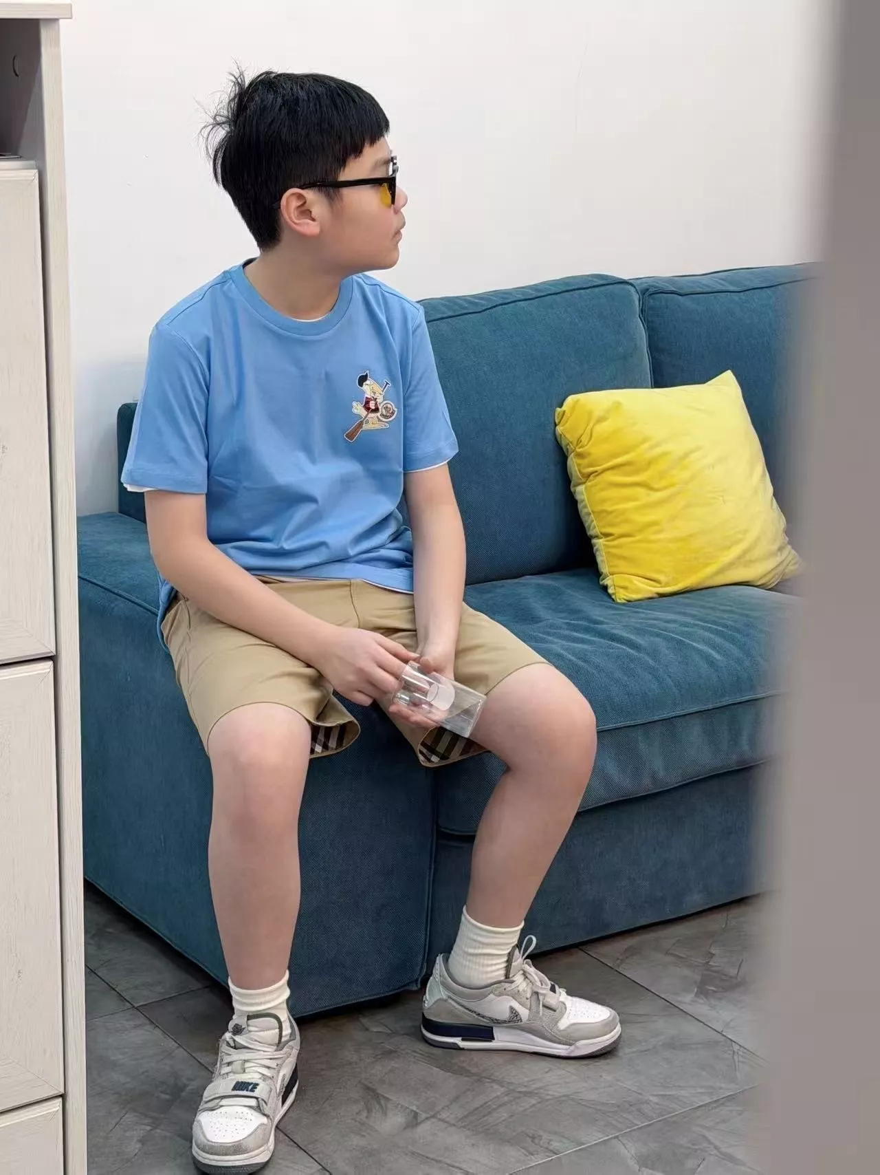 몽클레어 보트 오리 프린트 코튼 티셔츠 상세 이미지 25