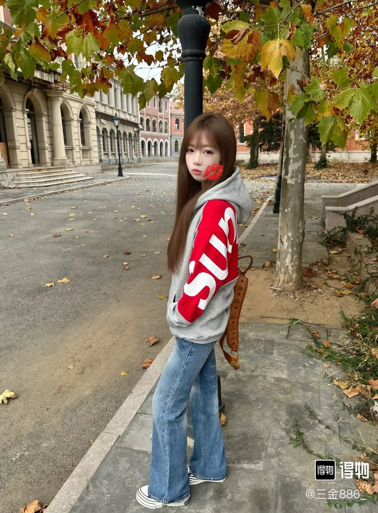 슈프림 사틴 아플리케 로고 후드 스웨트셔츠 상세 이미지 33