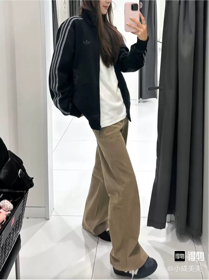 아디다스 삼선 레트로 카라 집업 재킷 상세 이미지 20