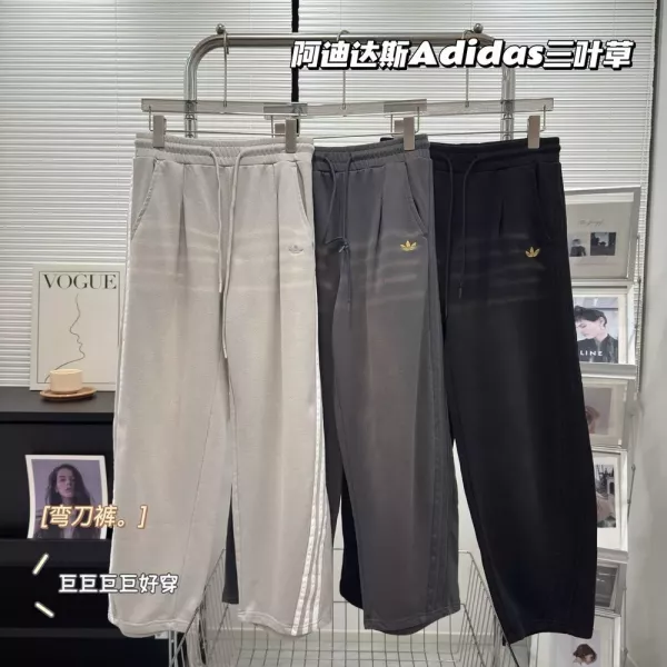 아디다스 오리지널스 삼선 워싱 커브드 팬츠