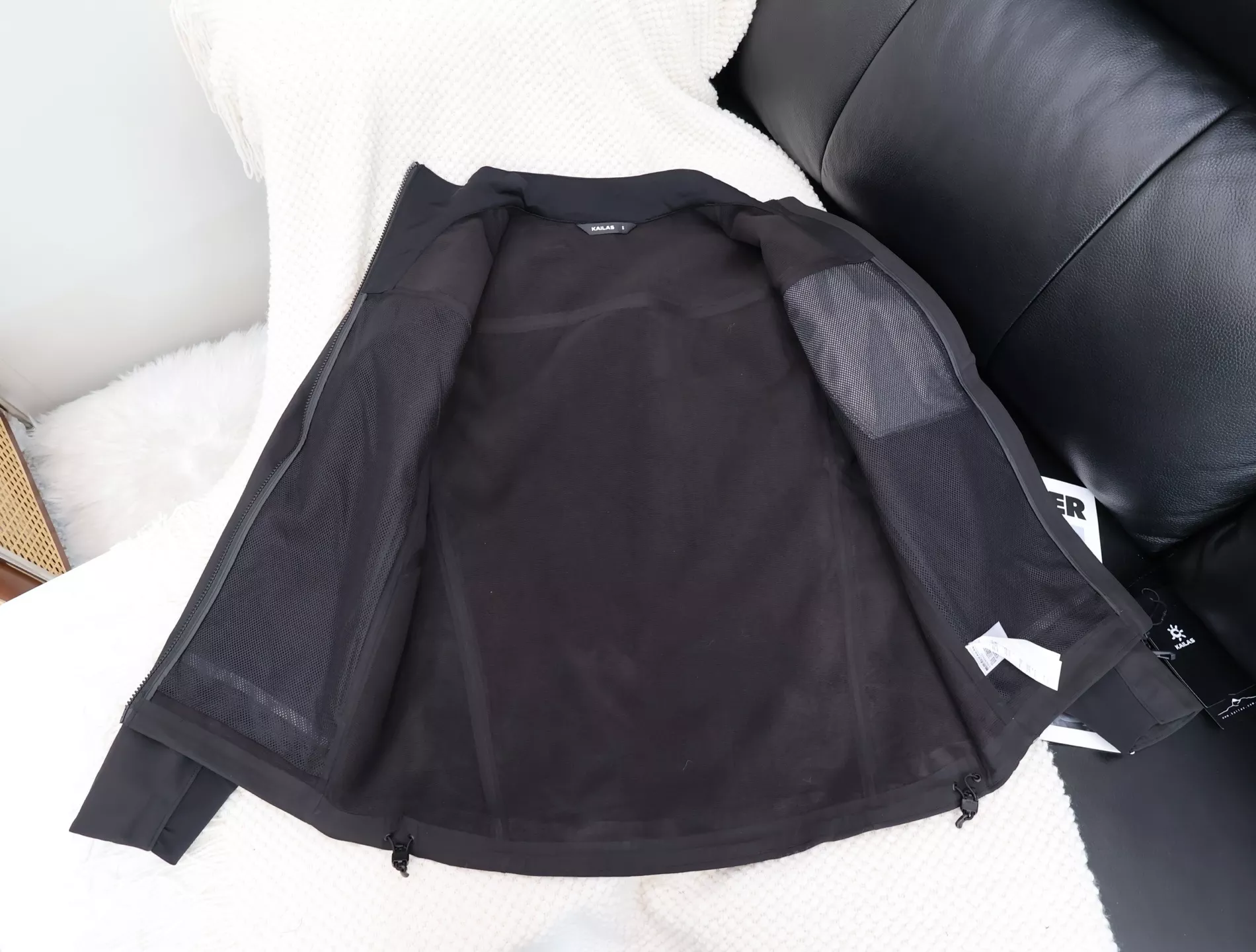 카일라스 스탠드넥 소프트쉘 방풍 재킷 상세 이미지 4