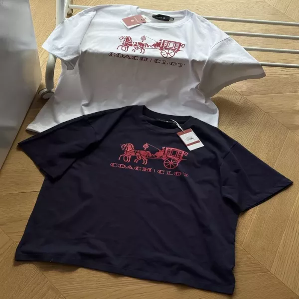 코치 마차 프린팅 티셔츠