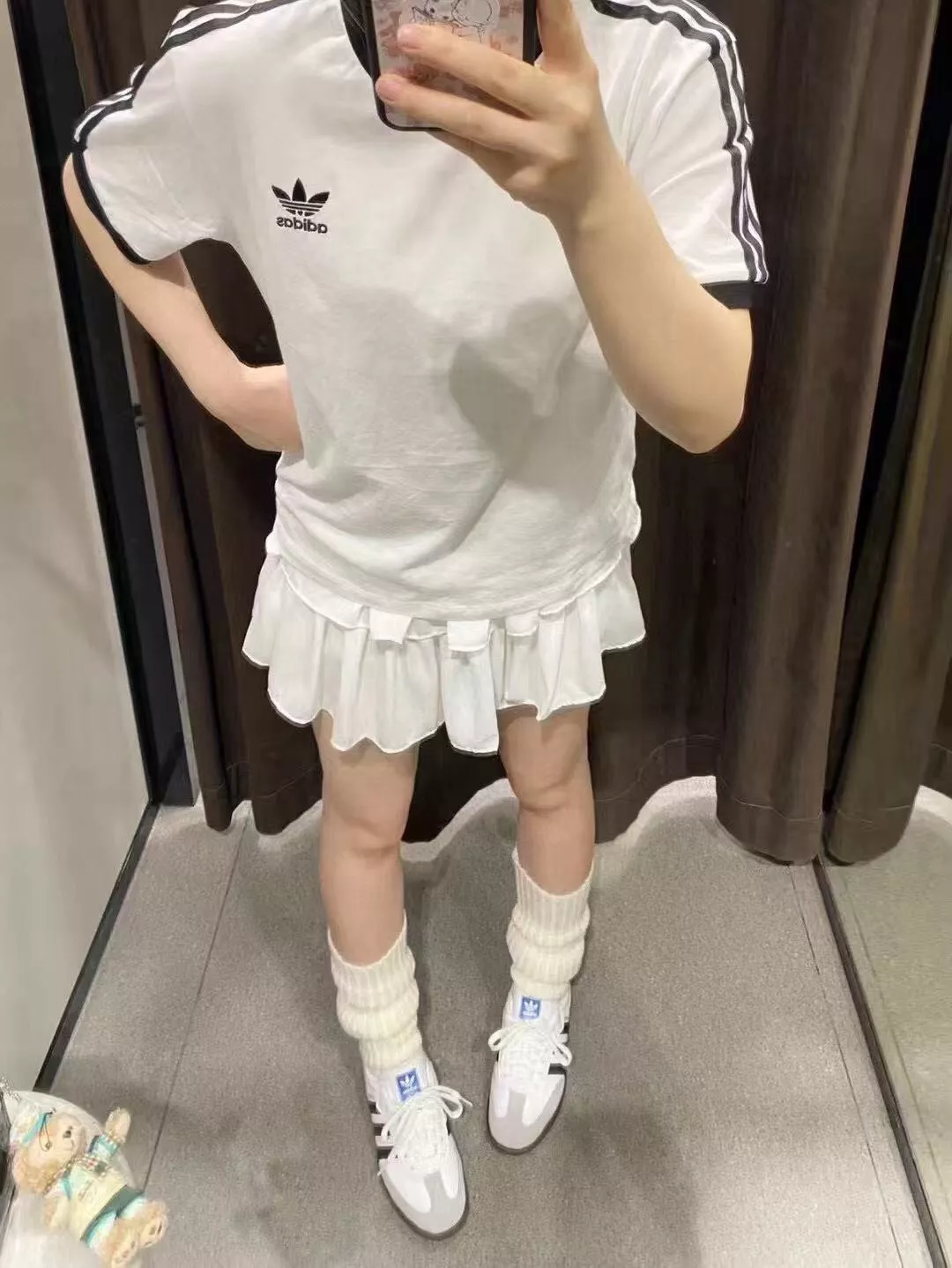 아디다스 트레포일 자수 레터링 반팔 티셔츠 상세 이미지 19