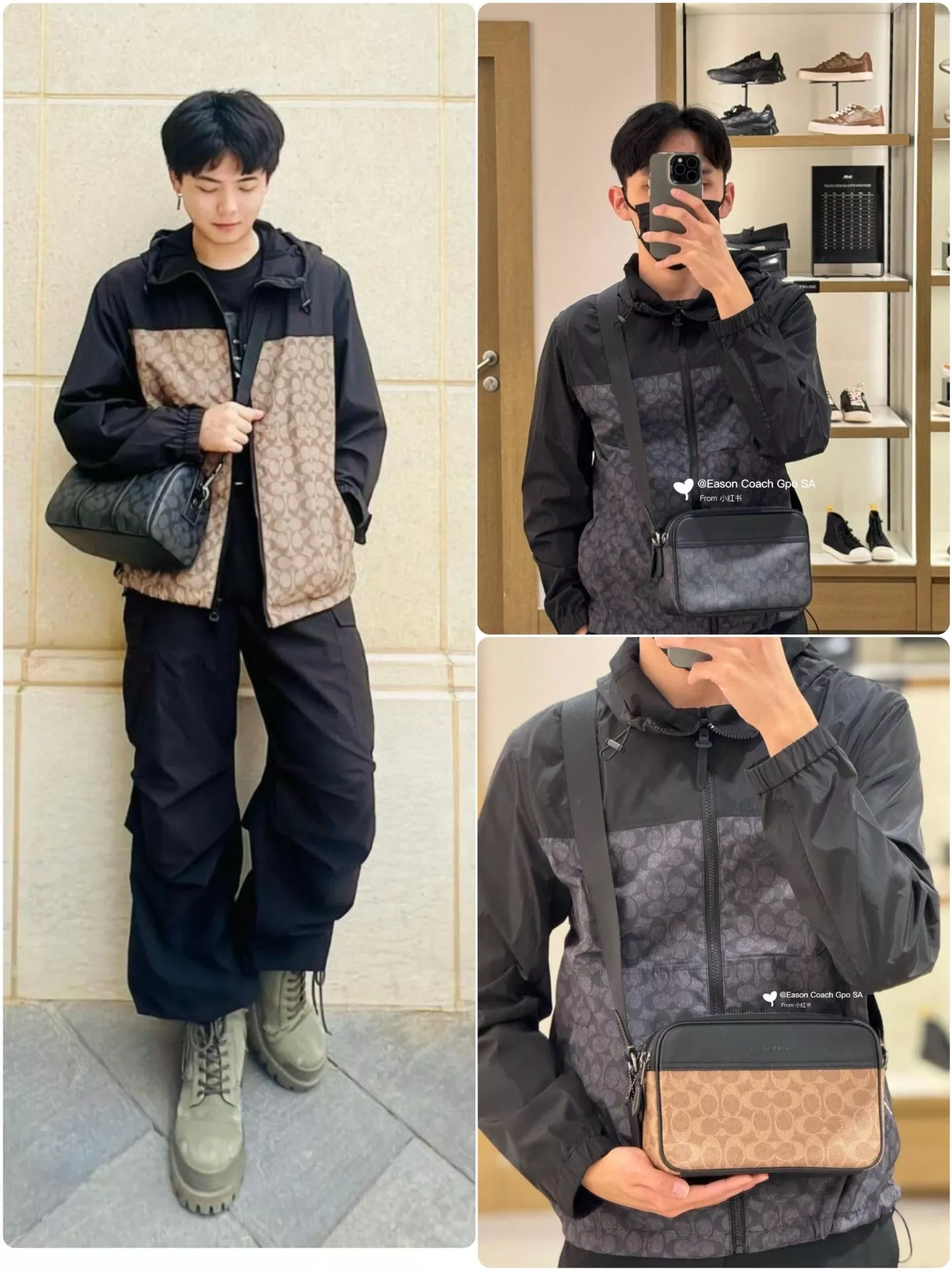 코치 클래식 시그니처 후드 집업 재킷 상세 이미지 24