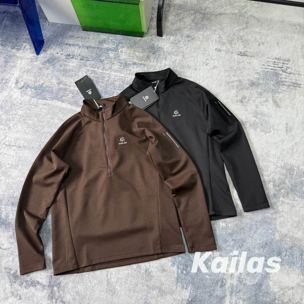 카일라스 반집업 아웃도어 기능성 긴소매 상의