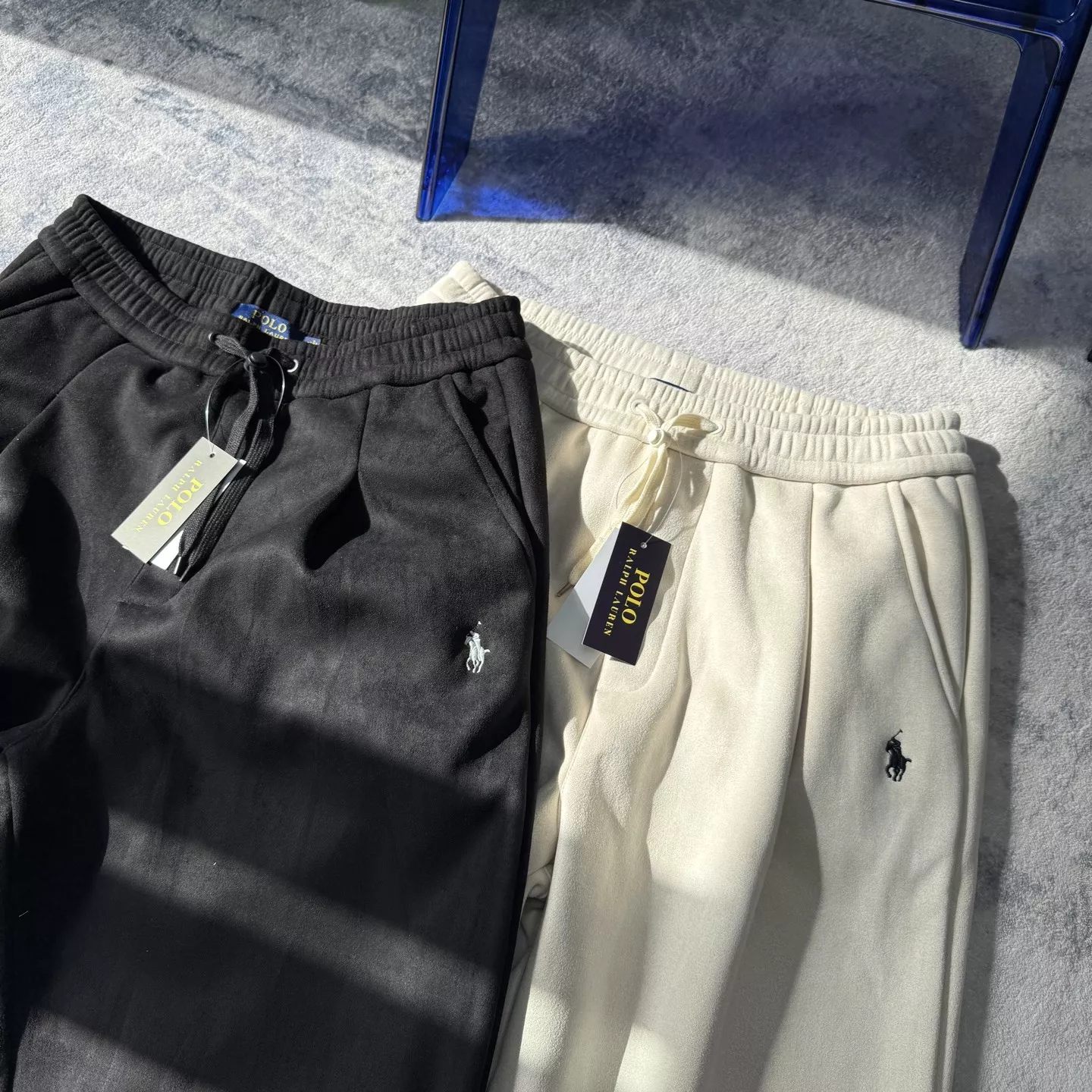 랄프로렌 스웨이드 감성 기모 주름 팬츠 상세 이미지 8