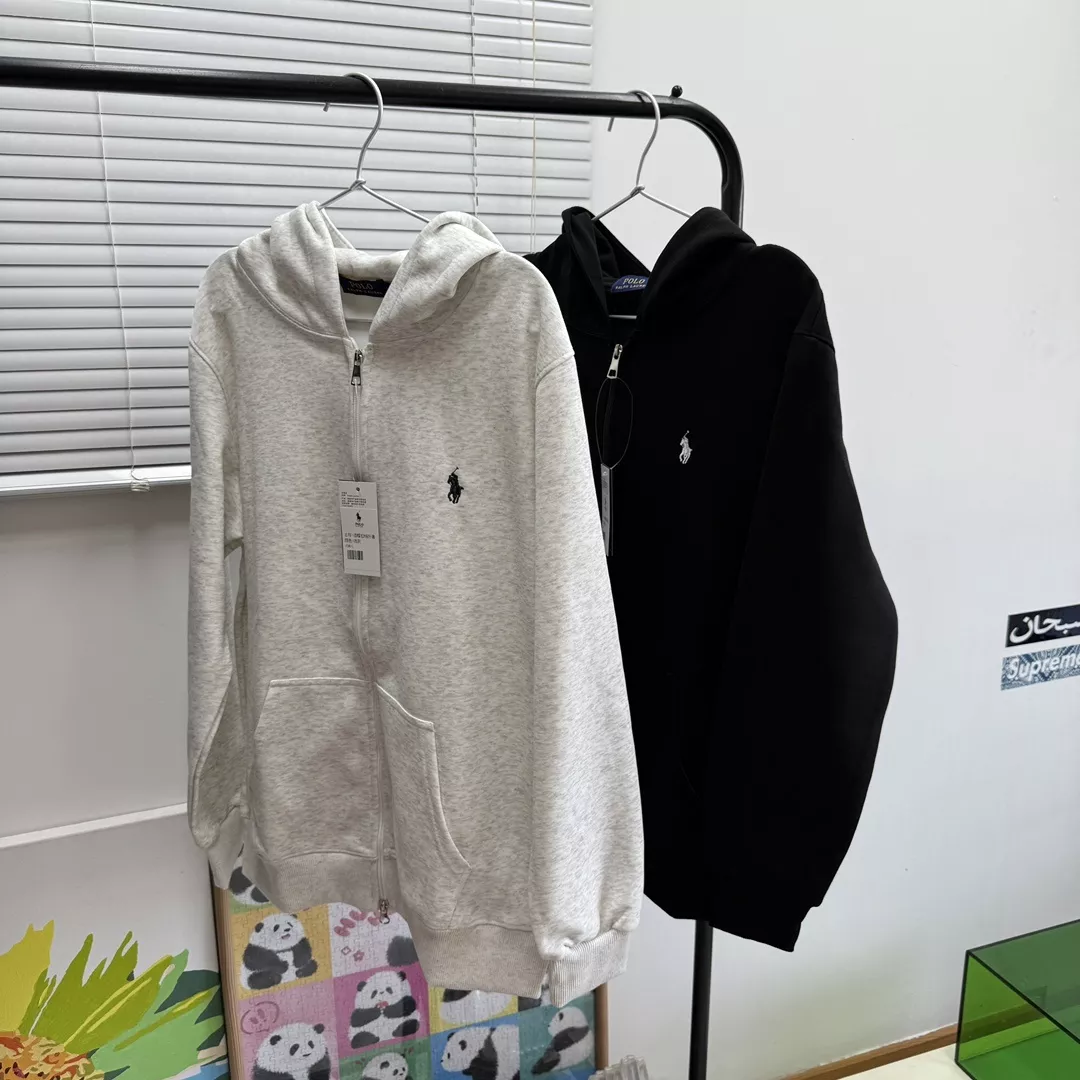 랄프로렌 폴로 헤비 코튼 후드 집업 상세 이미지 2