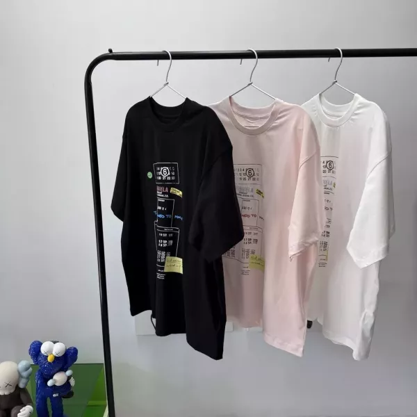 메종마르지엘라 그래피티 커플 반팔 티셔츠