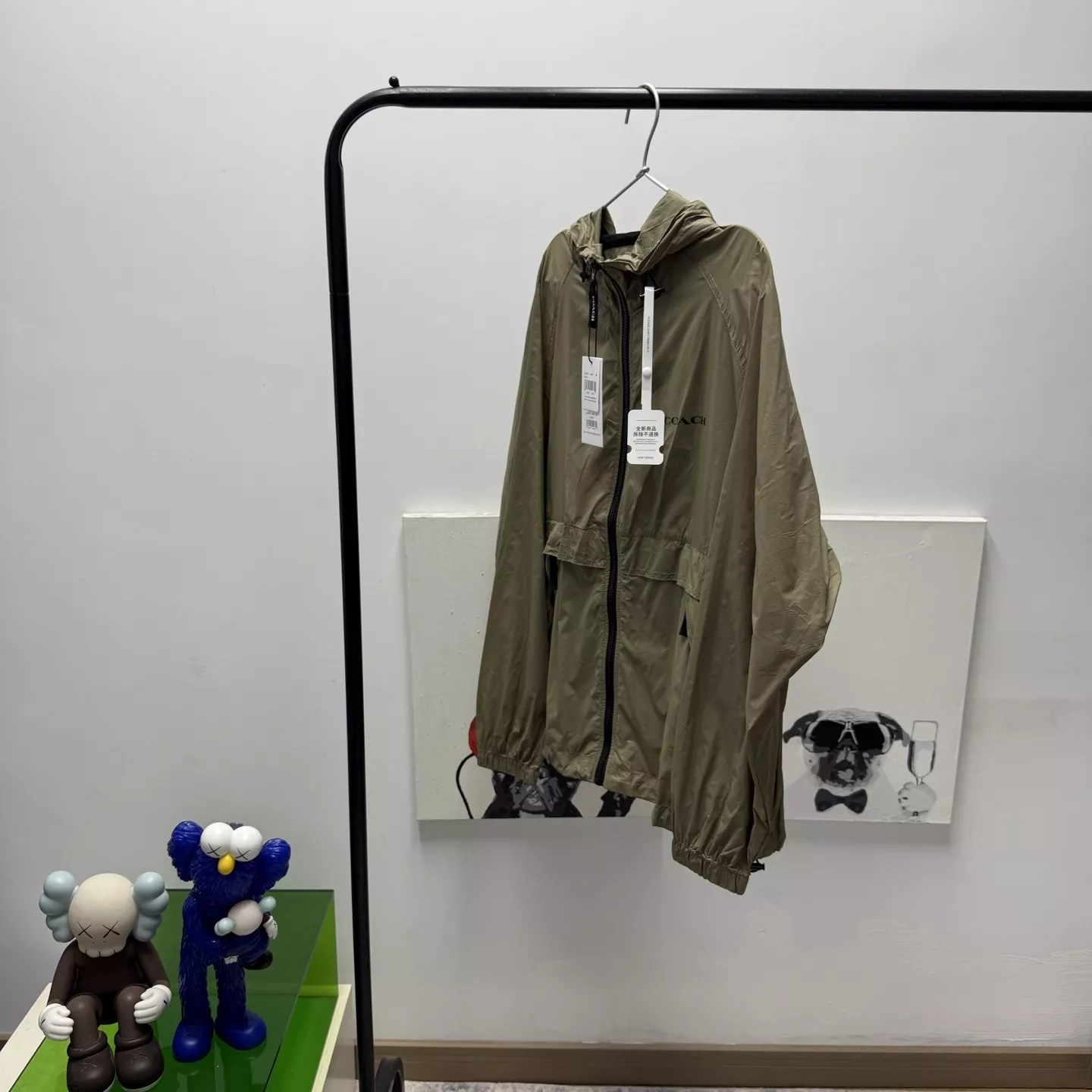 코치 경량 후드 아웃도어 재킷 상세 이미지 2