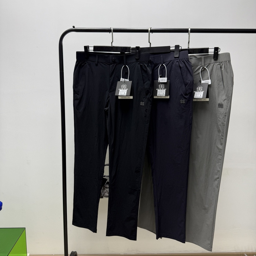 코오롱스포츠 남성용 경량 속건 소프트쉘 팬츠