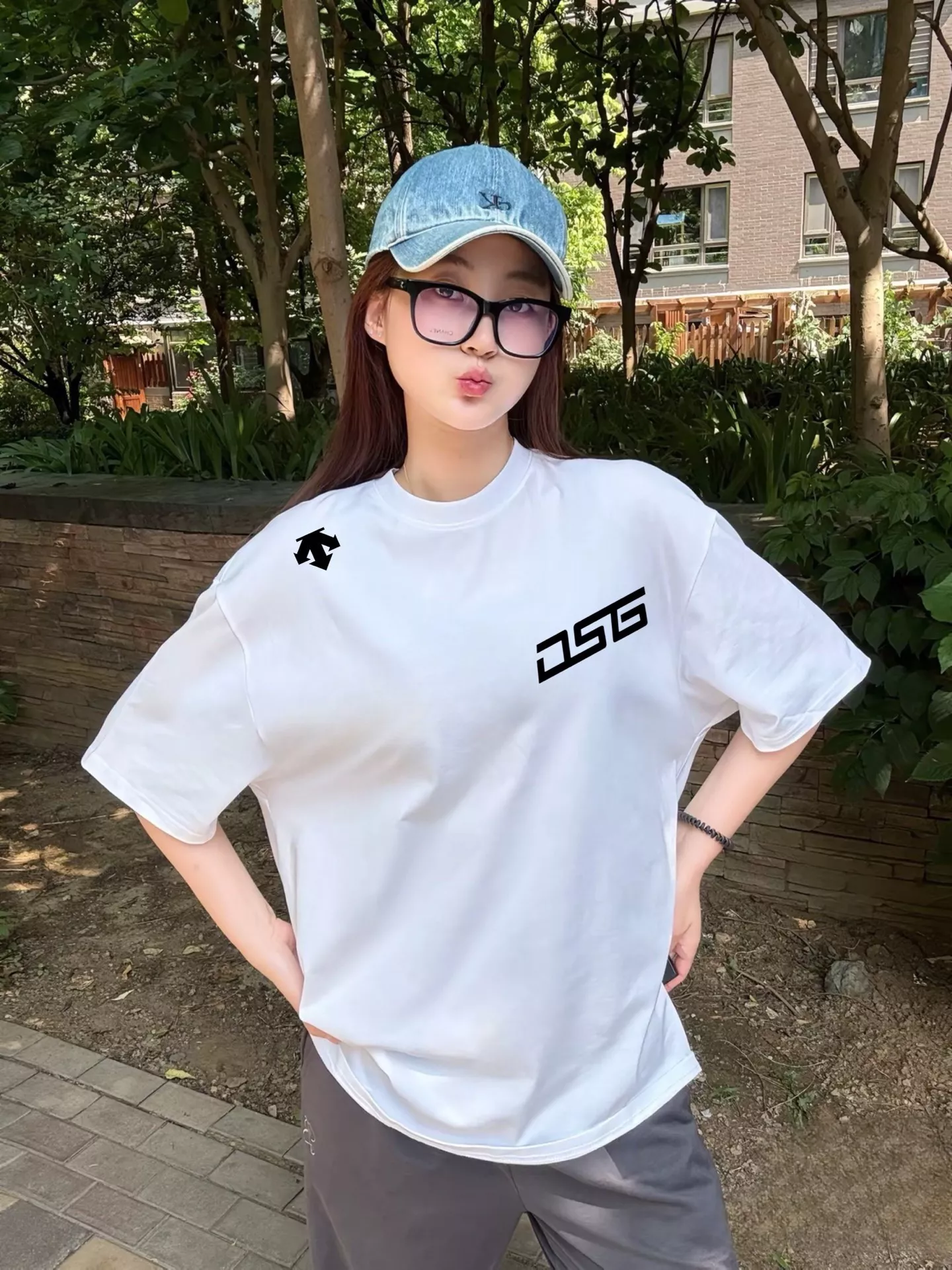 데상트 로고 프린팅 반소매 티셔츠 상세 이미지 23