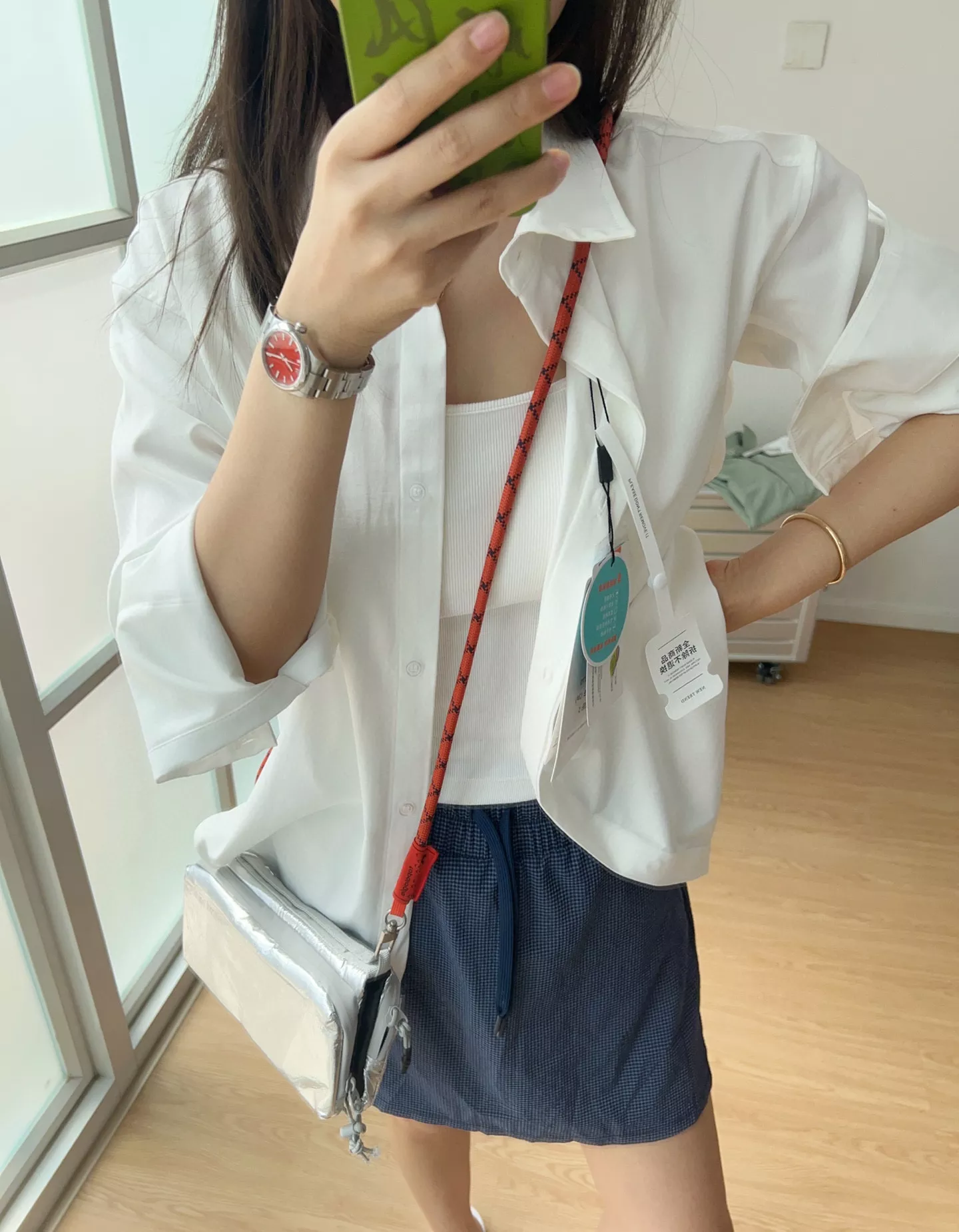 룰루레몬 버튼 프론트 여성 롱 셔츠 상세 이미지 30