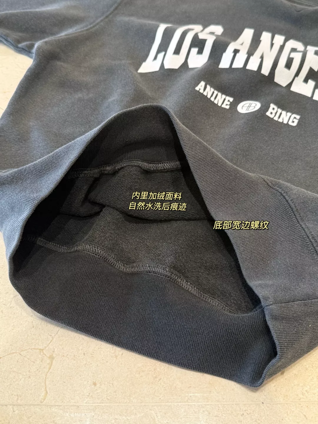 아닌빙 로스앤젤레스 워싱 맨투맨 상세 이미지 15