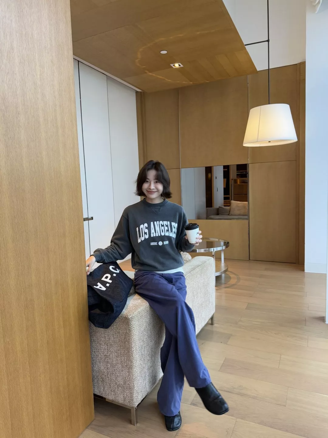 아닌빙 로스앤젤레스 워싱 맨투맨 상세 이미지 46