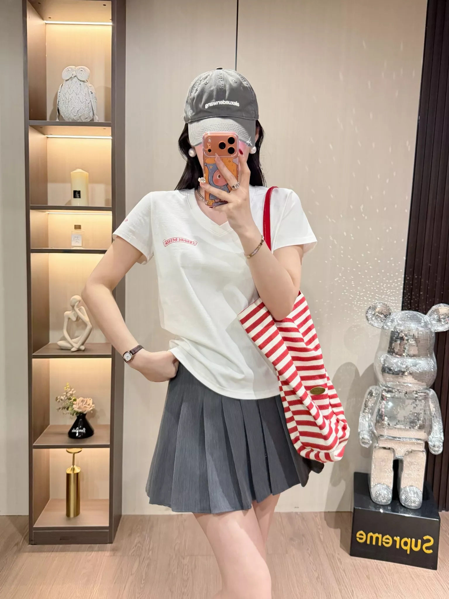 크롬하츠 브이넥 인쇄 반소매 티셔츠 상세 이미지 26