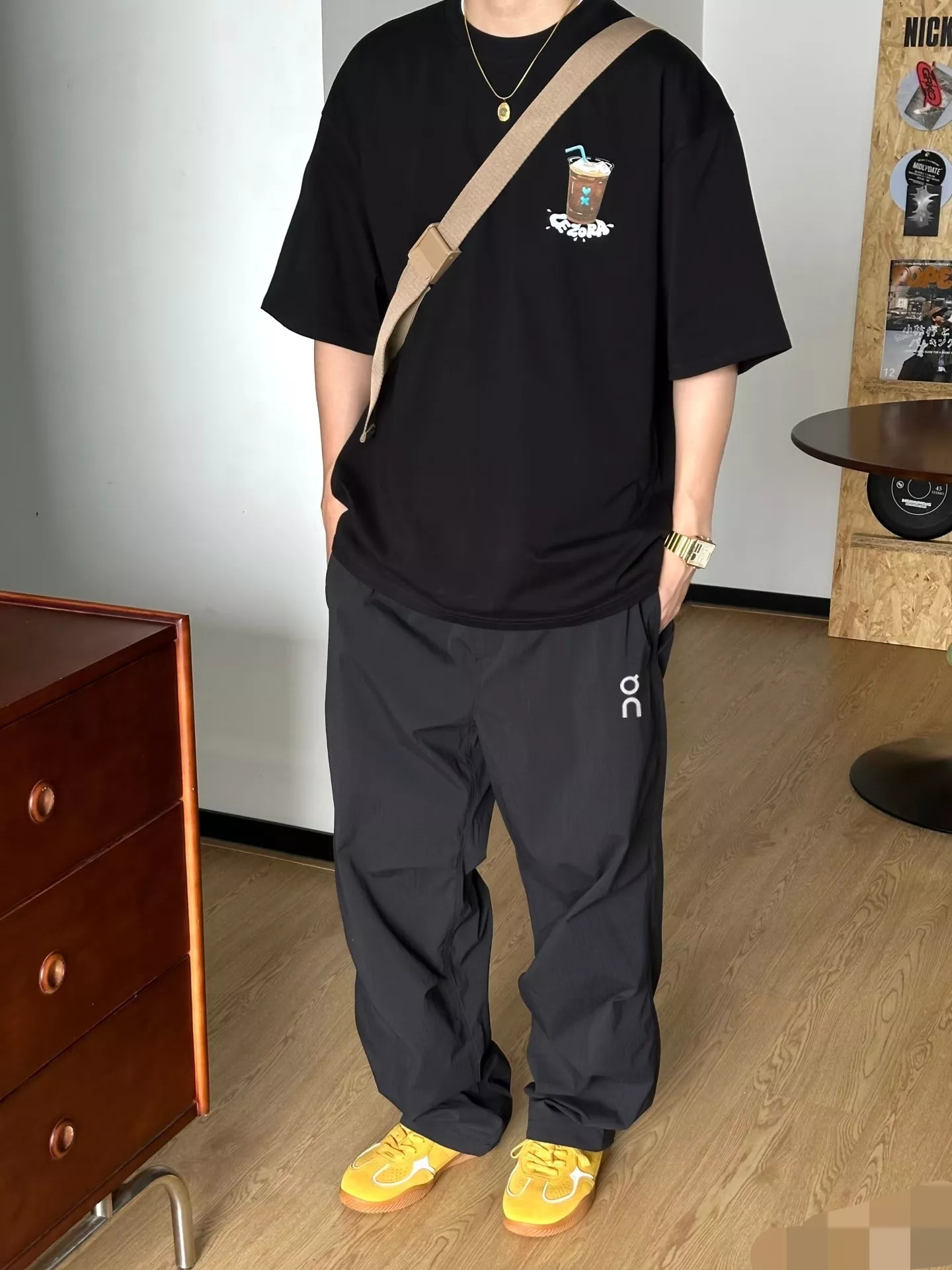 온 남성 속건 카고 와이드 팬츠 상세 이미지 24