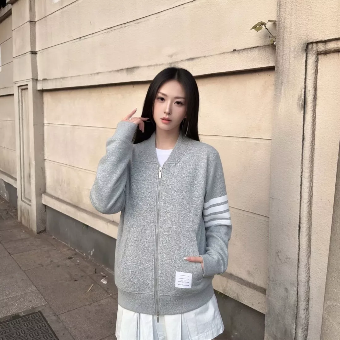 톰브라운 사선 포인트 집업 아우터 상세 이미지 12