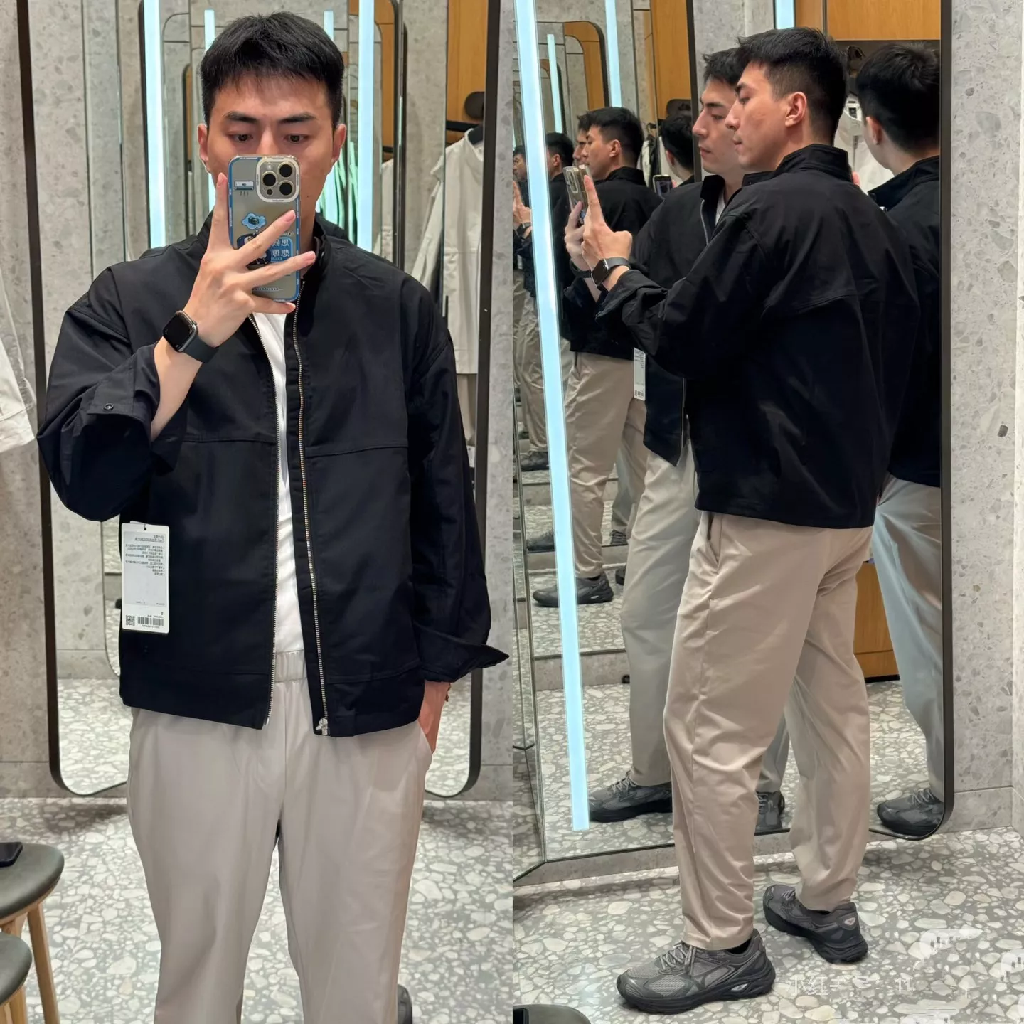 룰루레몬 유틸리테크 트윌 집업 카라 재킷 상세 이미지 33