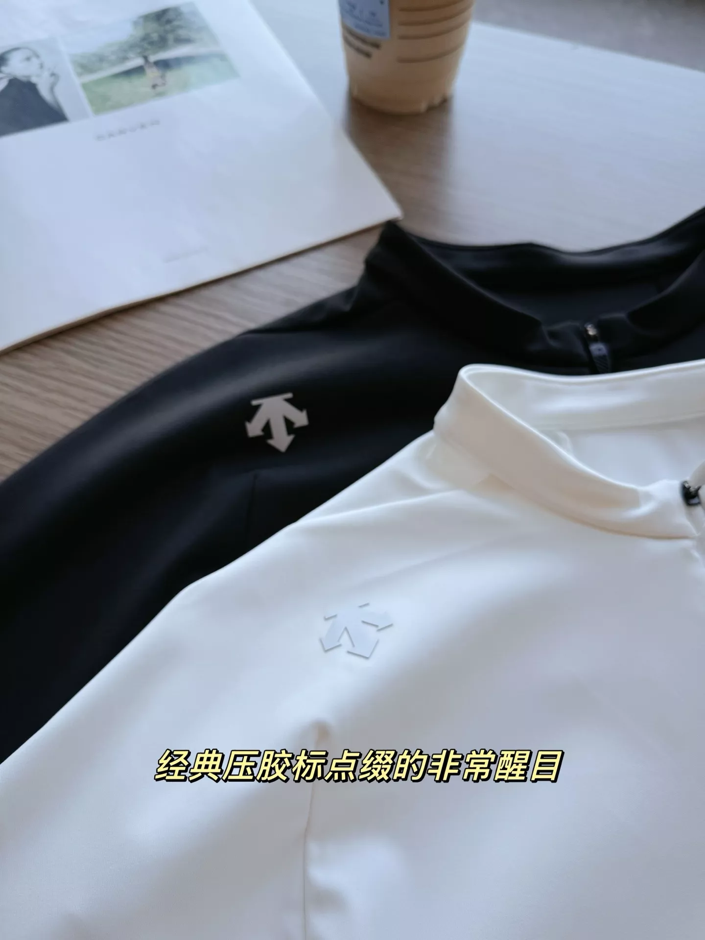 데상트 러닝 여성용 F360 반집업 긴소매 티 상세 이미지 20