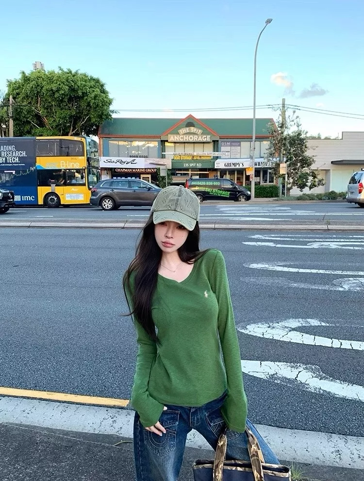 랄프로렌 텍스처 코튼 긴소매 티셔츠 상세 이미지 27