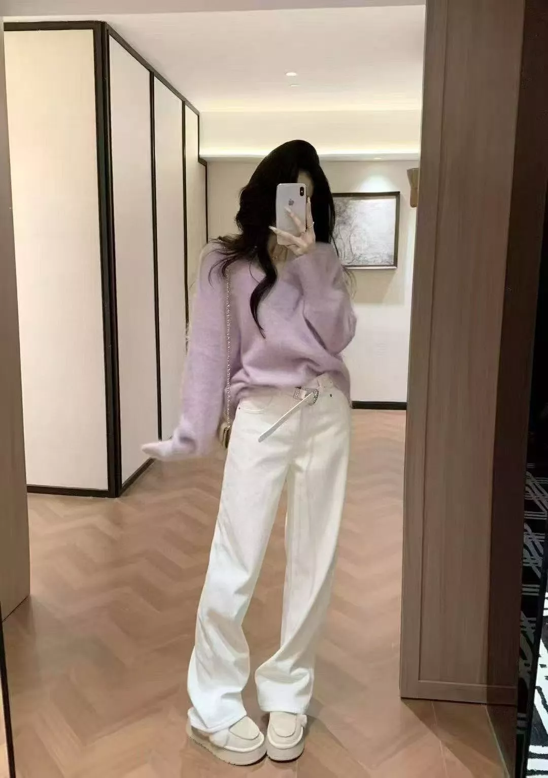 알렉산더왕 백로고 벨트포인트 하이웨스트 데님 팬츠 상세 이미지 14