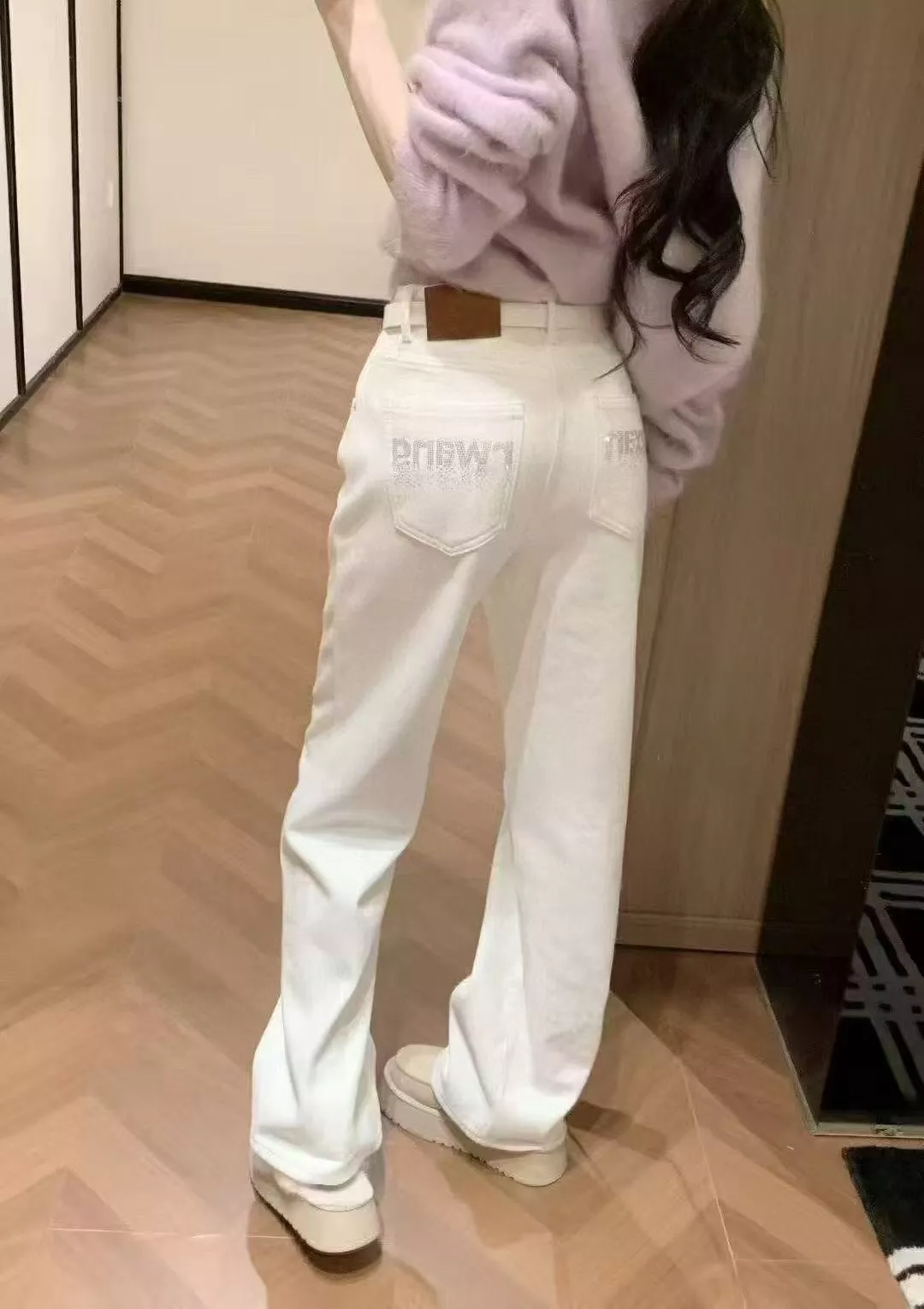 알렉산더왕 백로고 벨트포인트 하이웨스트 데님 팬츠 상세 이미지 10