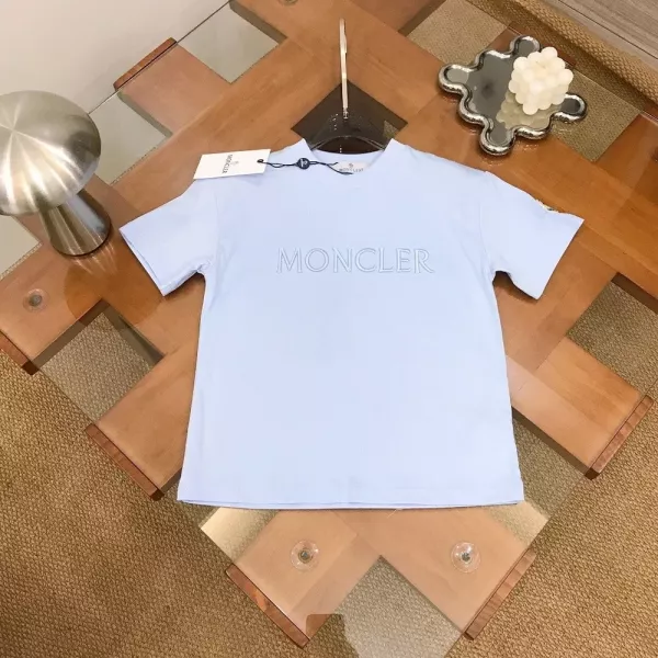 몽클레어 키즈 코튼 라운드넥 반팔 티셔츠