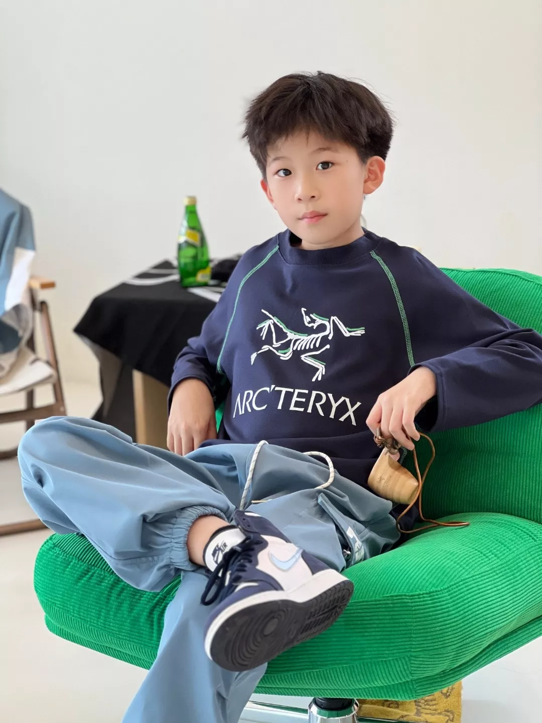 아크테릭스 아동 배색 스티치 프린팅 긴소매 티셔츠 상세 이미지 10
