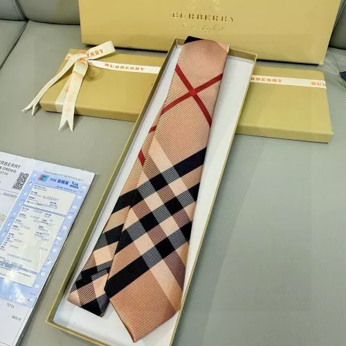 버버리 빈티지 체크 실크 넥타이