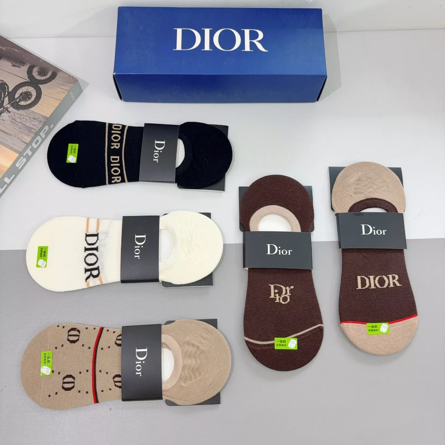 디올 클래식 로고 덧신 양말 상세 이미지 6