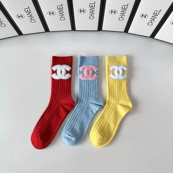 샤넬 클래식 로고 중목 삭스 세트