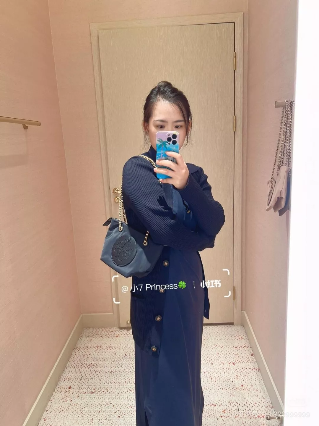 토리버치 엘라 미니 나일론 체인백 상세 이미지 6