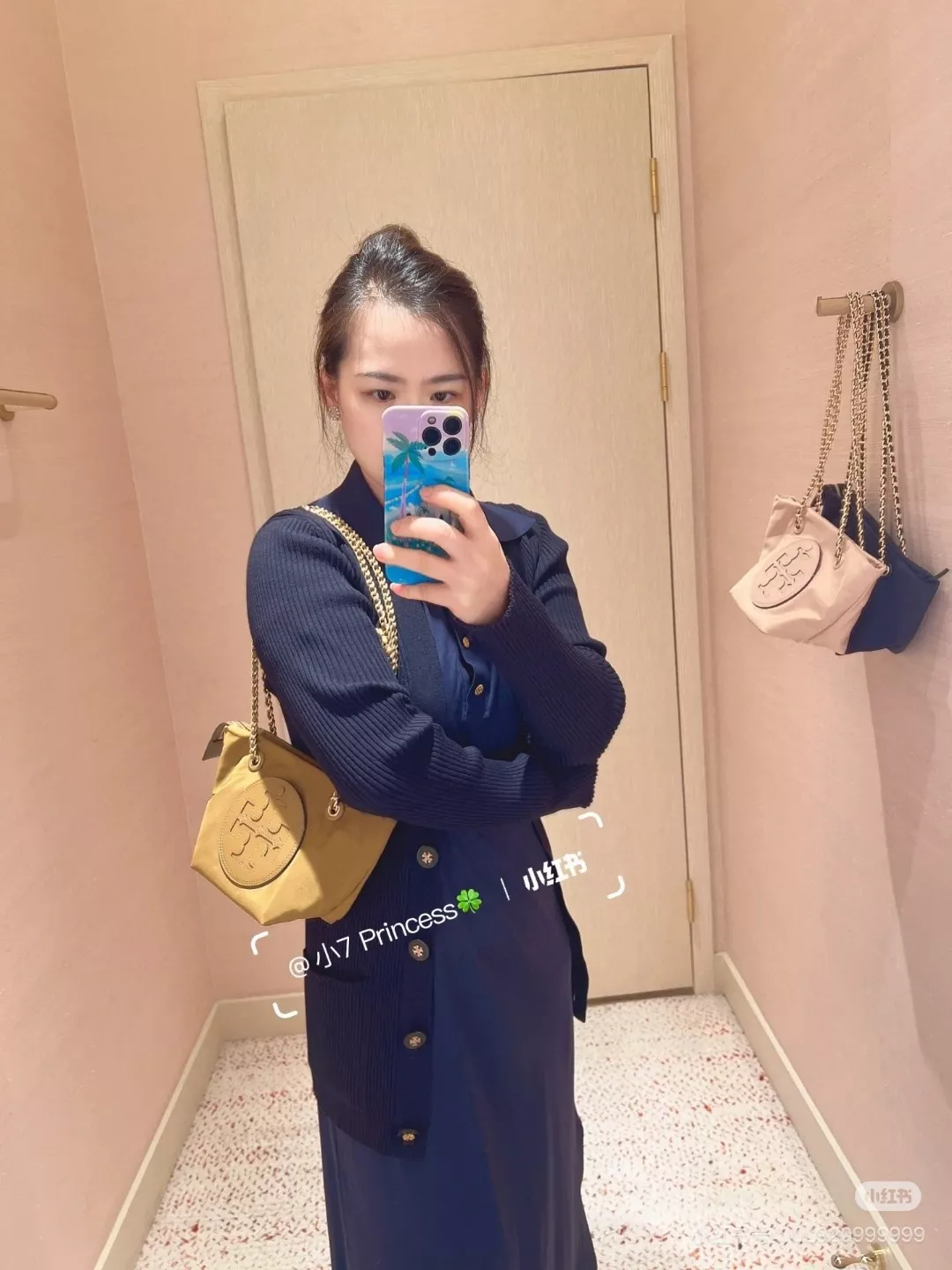 토리버치 엘라 미니 나일론 체인백 상세 이미지 8
