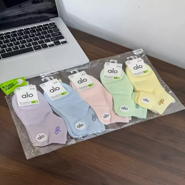 알로 여성 저발목 운동 양말 세트
