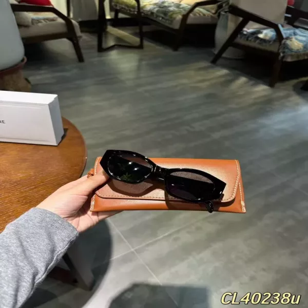 셀린느 다각형 블랙 선글라스