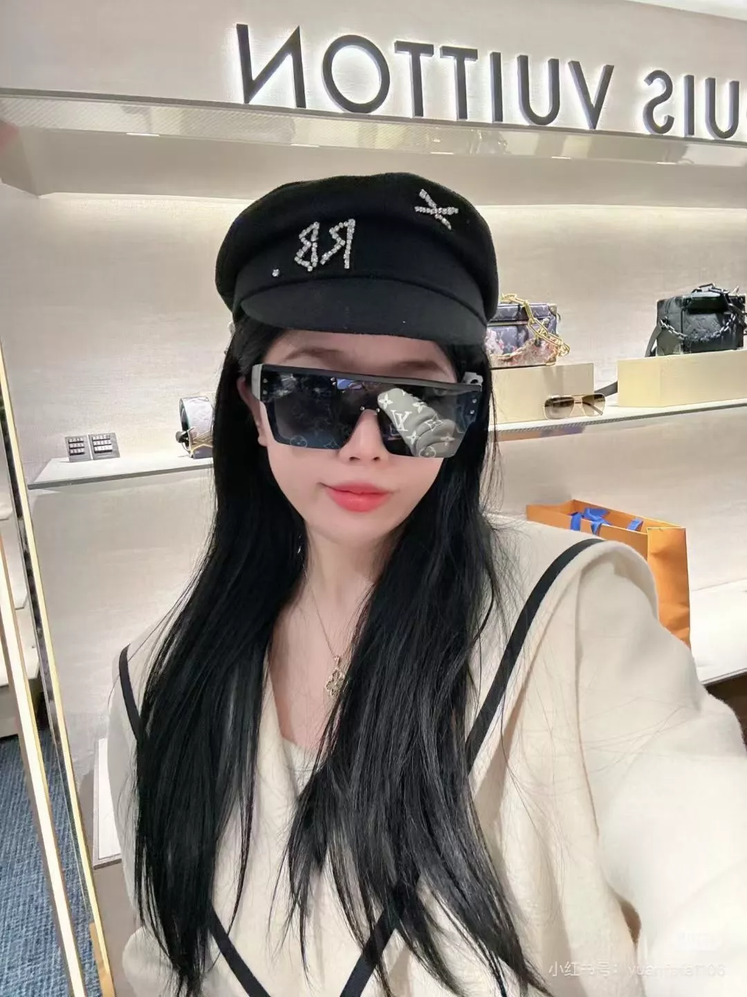 루이비통 오버사이즈 쉴드 선글라스 상세 이미지 13