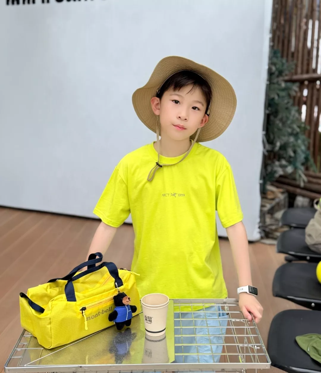 아크테릭스 전후면 버드 프린트 코튼 반팔티 상세 이미지 27