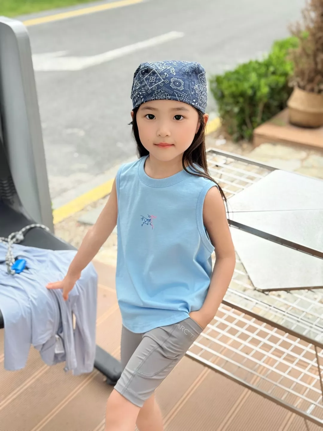 아크테릭스 키즈 그라데이션 프린트 코튼 베스트 상세 이미지 75