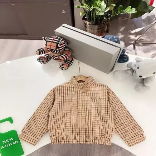 미우미우 체크 집업 재킷