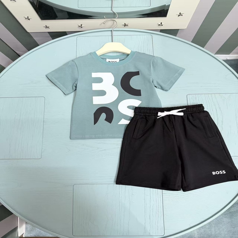 보스 아동 반소매 상하 세트